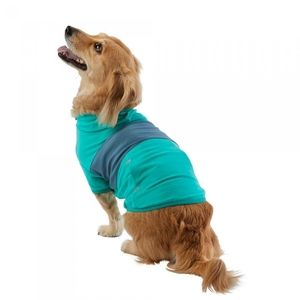 Top Paw Sweaters & Coats | Teal With Blue Stripe Hoodie – Dog-M